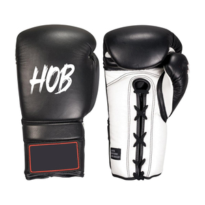 Gants de boxe professionnels en gros Logo personnalisé impression doigt complet antidérapant crochet boucle fermeture peau de vache synthétique de haute qualité - Product Image 6