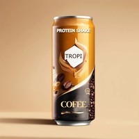 Meilleur shake protéiné aromatisé halal certifié, tendance usine, pour les passionnés de gym, avec étiquette privée personnalisée, saveur purée de banane