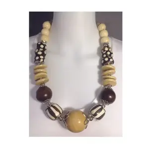 Collar de cuentas de resina de alta calidad hecho a mano para mujeres y niñas, cadenas clásicas de moda para fiestas, bodas, los amantes más vendidos - Product Image 4