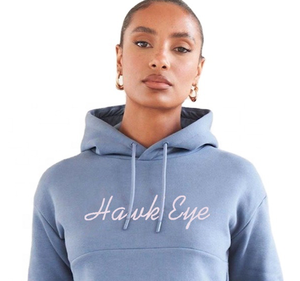 Sweat à capuche personnalisé Crop Top Polaire de Haute Qualité Imprimé Bouffant Vente en Gros Hoodies Ensemble pour Femmes - Product Image 3