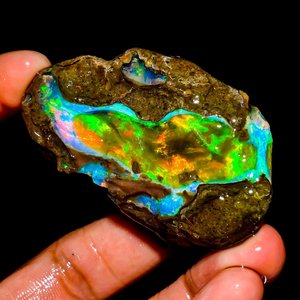 Opal thô lỏng đá quý tỏa sáng với lửa nhiều màu chơi lý tưởng cho đồ trang sức nhà thiết kế nhà sưu tập và sáng tạo đá quý nghệ thuật - Product Image 6