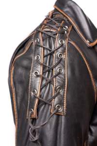 Chaqueta de Invierno para Hombre de Diseño Superior, 100% Cuero Genuino de Alta Calidad, Cuello Alto, Manga Larga, Impermeable y Resistente al Viento, Color Personalizado - Product Image 5