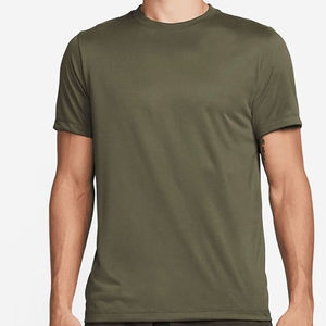 T-shirt à manches courtes pour hommes, coupe ajustée, conception personnalisée dernière arrivée en polyester/coton - Product Image 4