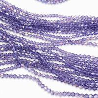 Perles en cristal artificiel en forme de losange, perles en vrac pour la fabrication de bijoux faits main, bracelets, colliers, accessoires, vente en gros