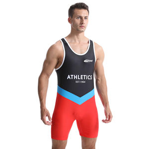 Singlet de musculation haute performance, singlet de lutte pour hommes, singlet de lutte sublimé pour hommes - Product Image 1