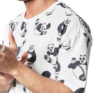 เสื้อยืดผู้ชายผ้าฝ้าย100% ใหม่ล่าสุดเสื้อโอเวอร์ไซส์ลำลองแขนสั้นทรงโอเวอร์ไซส์แบบเรียบง่าย - Product Image 3