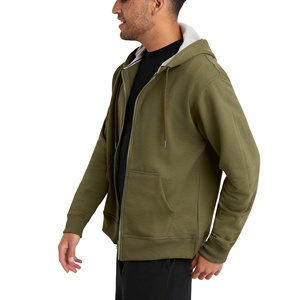 High Quality Men's Full Zip <b>Thermal</b> <b>Hoodie</b> Comfortable Stylish Print Pattern Casual Wear for Outdoor Activities Made From Fleece - Product Image 2