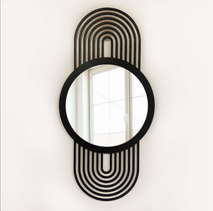 Vente chaude 2024 Miroir mural décoratif rond Accent Grand miroir vénitien pour la décoration intérieure - Product Image 1