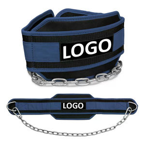 Cinturón de Neopreno de Alta Calidad con Cadena de Acero y Logotipo Personalizado, Cinturón de Ejercicio Unisex para Gimnasio, Fitness, Levantamiento de Pesas - Product Image 2