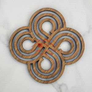 ชุดถาดรองแก้วไม้สำหรับจัดเก็บบนโต๊ะอุปกรณ์สำหรับเครื่องดื่มใช้งานในราคาขายส่งจากอินเดีย - Product Image 2