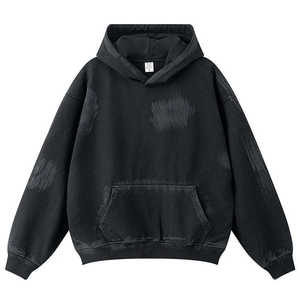 เสื้อมีฮู้ดปักลายไซส์ใหญ่พิเศษสำหรับผู้ชายและผู้หญิง, เสื้อสวมหัวสไตล์สตรีทแวร์ผ้าคอตตอนรุ่นใหญ่พิเศษสำหรับใส่ได้ทั้งฤดูใบไม้ร่วงและ2025 - Product Image 1