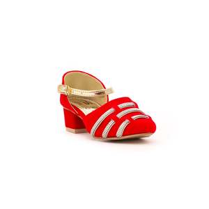 Haute qualité filles rouge talons aiguilles pompes KD0452 talon fin chaussures à talons hauts pour femmes plate-forme sans lacet fermeture pour la saison des mariages - Product Image 3