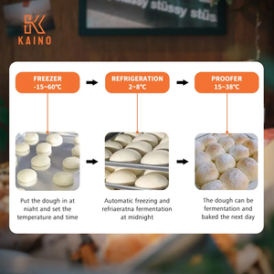 Prueba de masa de pan de 16 bandejas de gran capacidad con control digital de temperatura y humedad para fermentación de pan - Product Image 6