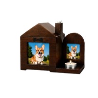 Coffret commémoratif pour animaux de compagnie : Cadre photo et meuble de rangement pour la commémoration de la perte de chien ou de chat, cadeau et décoration intérieure de collection