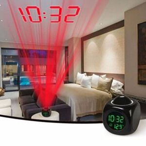 Visor led com projeção <span class=keywords><strong>lcd</strong></span>, despertador digital, relógio conversador, soneca, termômetro, função de mesa, luz noturna - Product Image 5