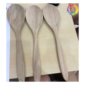 Ensemble de couverts en bois naturel, couteau de fourchette de cuillère en teck de vente chaude, petites cuillères de dégustation, cuillère en bois naturel fabriquée du Vietnam - Product Image 3