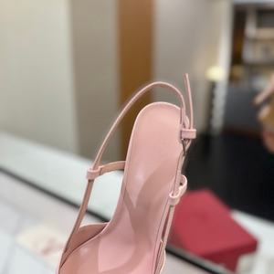 Chaussures à talons hauts élégantes en cuir pour femmes, modèle OEM, dernières créations de designers, à bout pointu, talon aiguille de 8 à 12 cm, personnalisables - Product Image 2