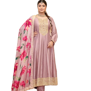 chinese dress ladies Red Phulkari Jacket with Patiala Salwar and Kurta, Bhangra dress for w   CNP Associates LLC