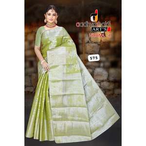 Heavy Party Wear Saree in Silk Blend with Intricate Work and Designer Finishing for Export Quantity Price - Product Image 2