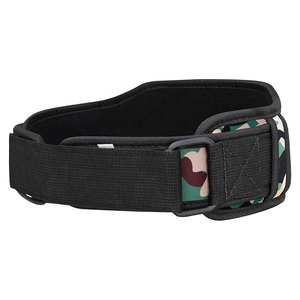 Ceinture de musculation en nylon personnalisée, ceinture d'entraînement réglable en néoprène pour la compression, accessoires de fitness pour la salle de sport - Product Image 3