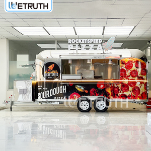 <strong>Food</strong> Truck Mobile Kitchen Trailer Fully Equipped Concession <strong>Stand</strong> Coffee Ice Cream Hot Dog Candy Cart - Product Image 4