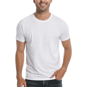 Camiseta de Hombre Premium de Alta Calidad 100% Algodón, Corte Holgado con Impresión de Logotipo Personalizado, Secado Rápido, Diseño Frontal Liso - Product Image 3