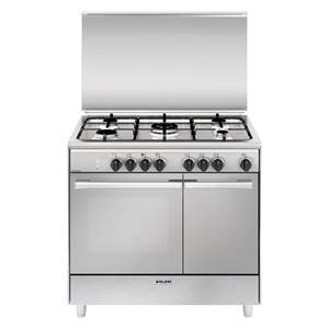 UNICA UR965MI Stainless Steel Class a Gas Cooker and 5 Zone Electric <b>Oven</b> 90x60x95cm Ranges - Product Image 1