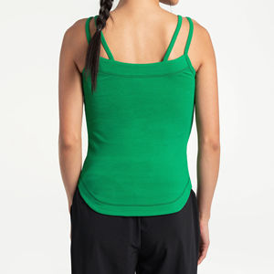 Camiseta sin mangas de mujer de cuello redondo a precio de venta al por mayor/algodón/fibra de bambú sin mangas camiseta sin mangas transpirable de talla grande - Product Image 5