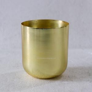 Récipient de bougie en cuivre fait main avec couvercle décoration de la maison porte-cire votif en métal pour la fabrication de bougies - Product Image 2