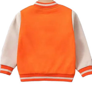 2025 haute qualité hommes en cuir Letterman Varsity veste hiver haute rue Style personnalisé imprimé broderie avant Logo en gros - Product Image 2