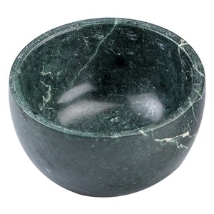 Dernier modèle Socle en marbre noir et blanc Bol de luxe au design moderne Pièce maîtresse en pierre élégante et décorative artisanale - Product Image 6