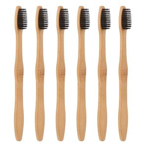 Adultes Enfants Brosse à dents en bambou Biodégradable Oem Color Brush Eco Friendly 100% Brosse à dents en bois naturel - Product Image 1