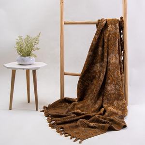 Hand Block Sun-Floral Printed Cotton sofa <b>Throw</b> Beautiful Cotton sofa <b>Throw</b> Collection For Living room - Product Image 6