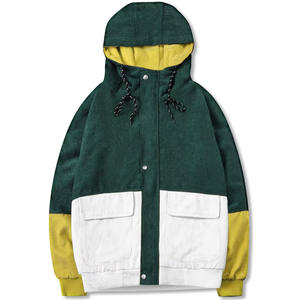 Veste d'hiver en velours côtelé pour hommes de grande taille Veste en velours côtelé vintage d'automne et d'hiver personnalisée pour hommes - Product Image 1