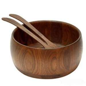 Cuencos de servir de madera hechos a mano con un acabado desgastado ideal para configuraciones de mesa de comedor de inspiración vintage - Product Image 4