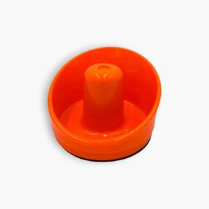 Lot de 2 pousseurs semi-circulaires antidérapants et absorbants la transpiration pour Air Hockey, en plastique et MDF - Product Image 2
