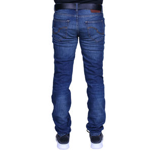 Jeans en denim confortables et respirants de meilleure qualité pour hommes, logo personnalisé, service OEM, broderie à motifs solides, prêt à expédier, raisonnable - Product Image 4