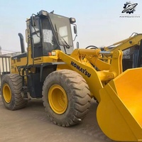 Komatsu WA320 Radlader 14 Tonnen Mittelgroßer Frontlader SAA6D107E3 Motor Gebrauchter Japanischer Bau-Radlader Lagerbestand