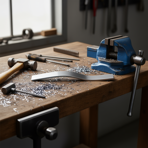 ช้อนหยักปลายแบน USAG สำหรับงานขัดบาง ใช้กับตะไบและตะไบเหล็ก - Product Image 3