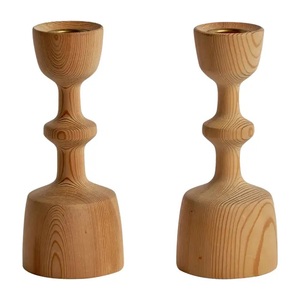 Support de pilier de bougie en bois de manguier de haute qualité pour la décoration de la maison et les événements de mariage - Product Image 1