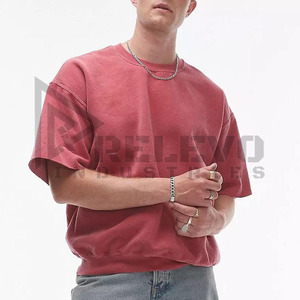 Casual Use Loose Fit <b>Acid</b> Washed T-Shirt 100% Cotton Heavyweight <b>Drop</b>-Shoulder Oversized Design - Product Image 2