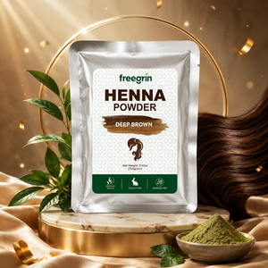 Stock in Magazzino USA |   Henné in polvere Freegrin marrone scuro 100g |   Tintura <span class=keywords><strong>per</strong></span> <span class=keywords><strong>Capelli</strong></span> 100% <span class=keywords><strong>Naturale</strong></span> a Base di Erbe |   Tinta Marrone Scuro - Product Image 1