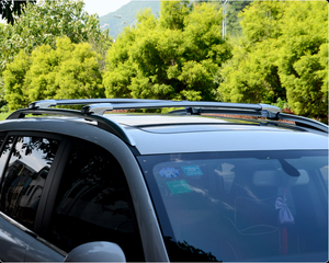 Barra transversal <span class=keywords><strong>universal</strong></span> de aleación de aluminio para techo, accesorios para <span class=keywords><strong>coche</strong></span> con equipaje, Material de hierro ABS - Product Image 6