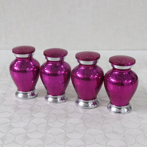 Mini urna de recuerdo de color rosa de alta calidad/urna de cremación para mantener cenizas humanas o mascotas proporcionadas por HHO DE LA India - Product Image 4