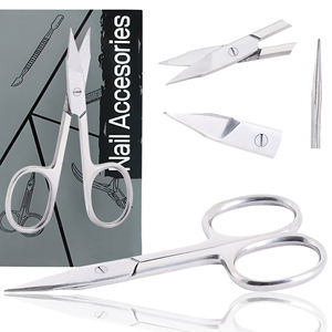 Tijeras de manicura verdes hechas a medida por Innovamed Instruments, cuchillas de aseo de estilo más nuevo, herramienta de belleza personalizable de punta roma - Product Image 3