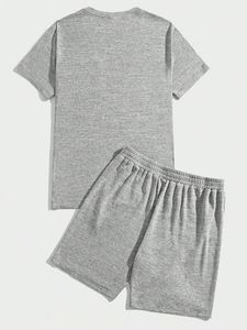 Conjunto de Verano Personalizado, Cómodo y Transpirable, con Logotipo Personalizado, Conjunto de Ropa para Hombre, Conjunto de 2 Piezas de Pantalones Cortos Deportivos para Unisex - Product Image 2