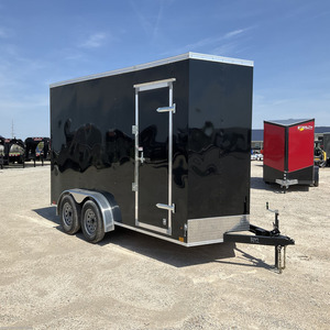 Remolque de Carga Cerrado 2026 Cross 7x14 con Eje Tándem, Remolque Utilitario con 84 Pulgadas de Altura Interior, Puerta de Rampa con Forma de V, Remolque de Carga con Capacidad de 7000 lb - Product Image 1