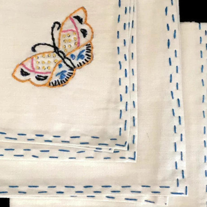 Embroidery Cloth <b>Napkins</b> Dinner <b>Napkins</b> Washable Soft Reusable for Dining Table Wedding <b>Party</b> Family Dinner OEM - Product Image 3