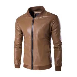 Vestes en cuir pour hommes Nouveau style vieilli en cuir d'agneau véritable de qualité supérieure à prix de gros pour l'extérieur - Product Image 2