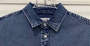 เสื้อยีนส์ผ้าฝ้าย100% สำหรับผู้ชาย, เสื้อโครงสร้างด๊อกบี้ระบายอากาศได้ดีเสื้อลำลองกันรอยยับ - Product Image 2